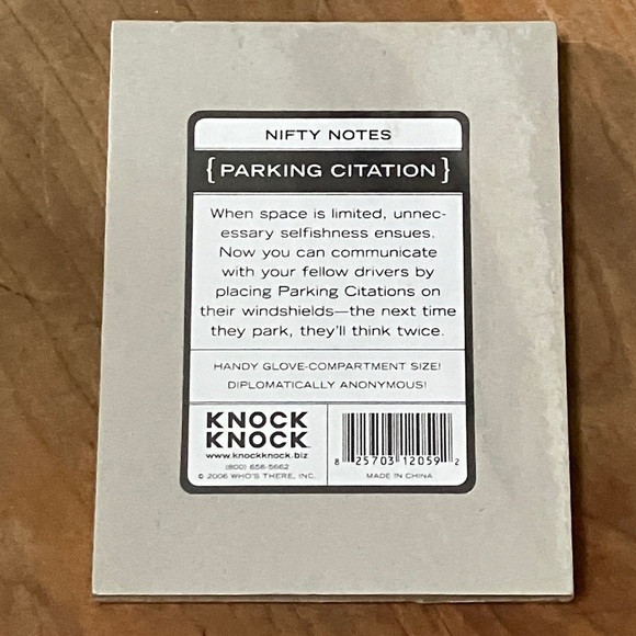 Funny Parking ticket Citation Pad new - Picture 3 of 9